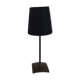 Lamp, black lampshade