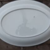 Flat oval faience of Badonviller