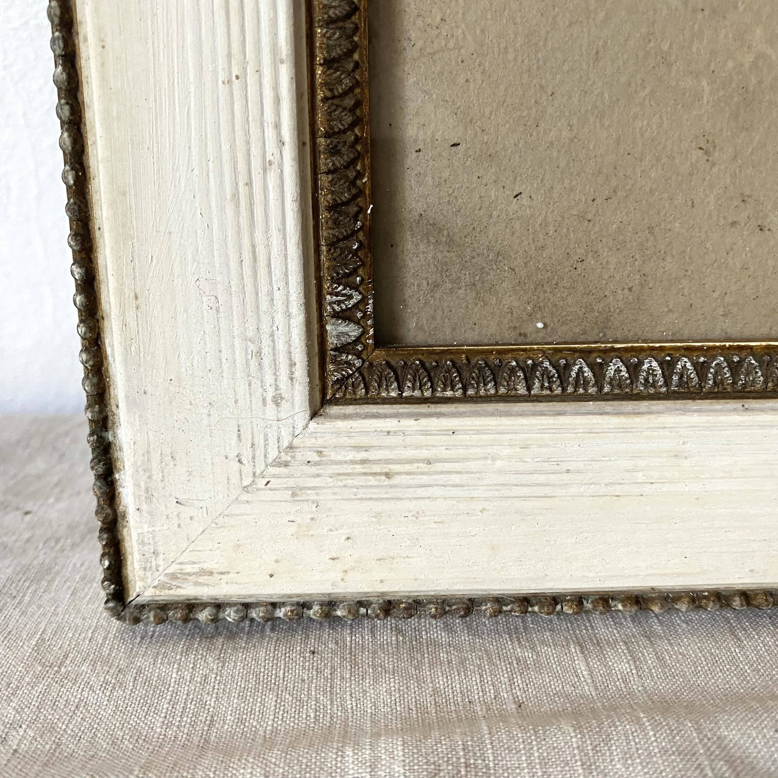 Triptych of old watercolors, flowers, 19th century