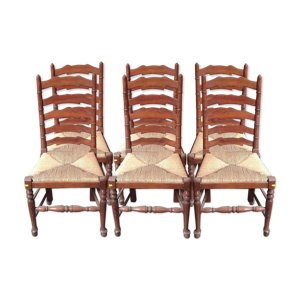 ensemble de six chaises