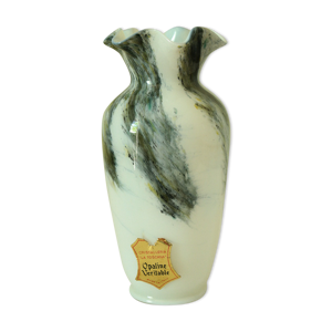 Vase vintage Opaline véritable