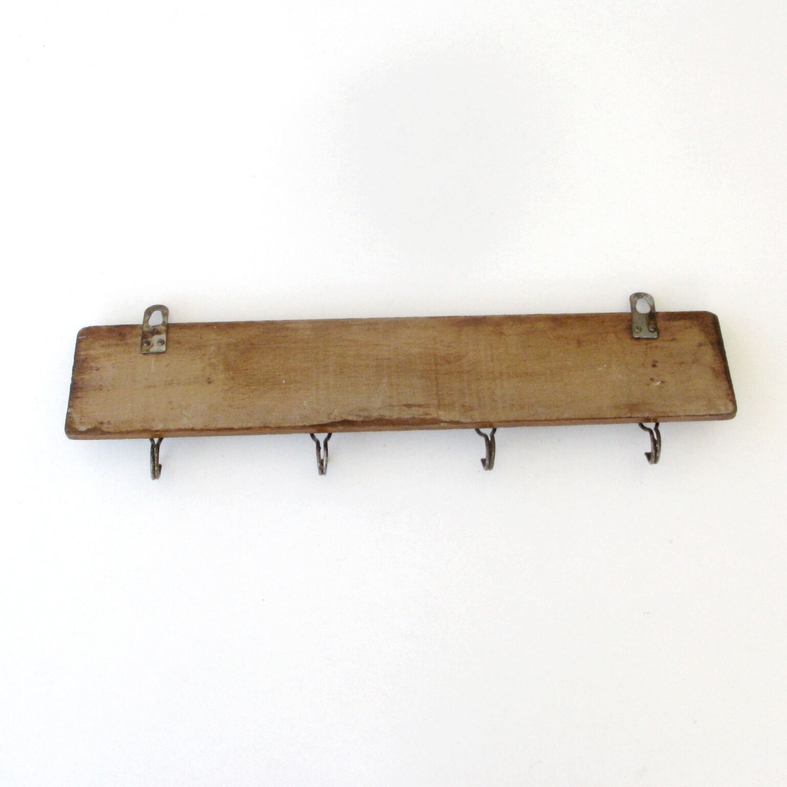 Old hanging wooden tea towels