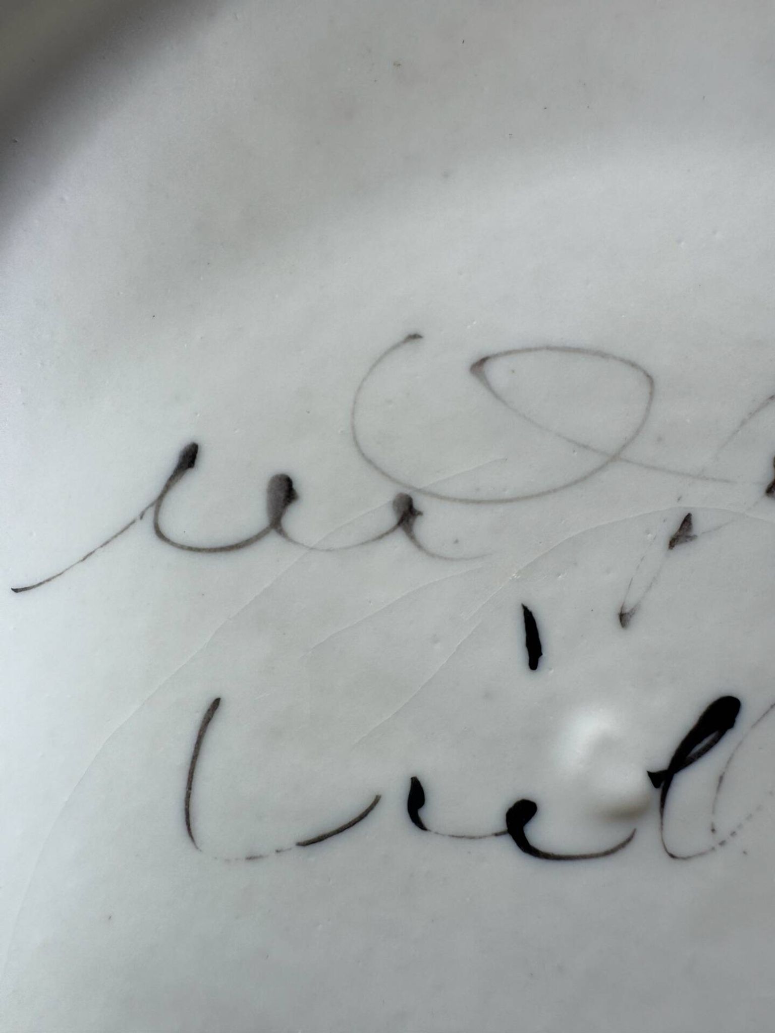 Ceramic plate from Vallauris – Marie-Christine Treinen – Years