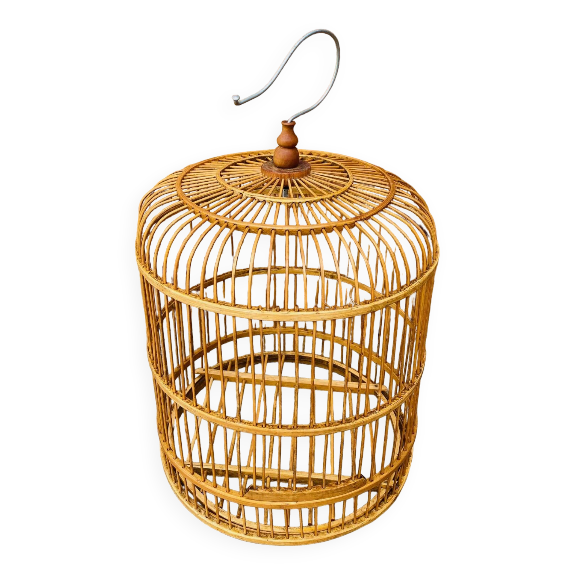 Old wooden bird cage