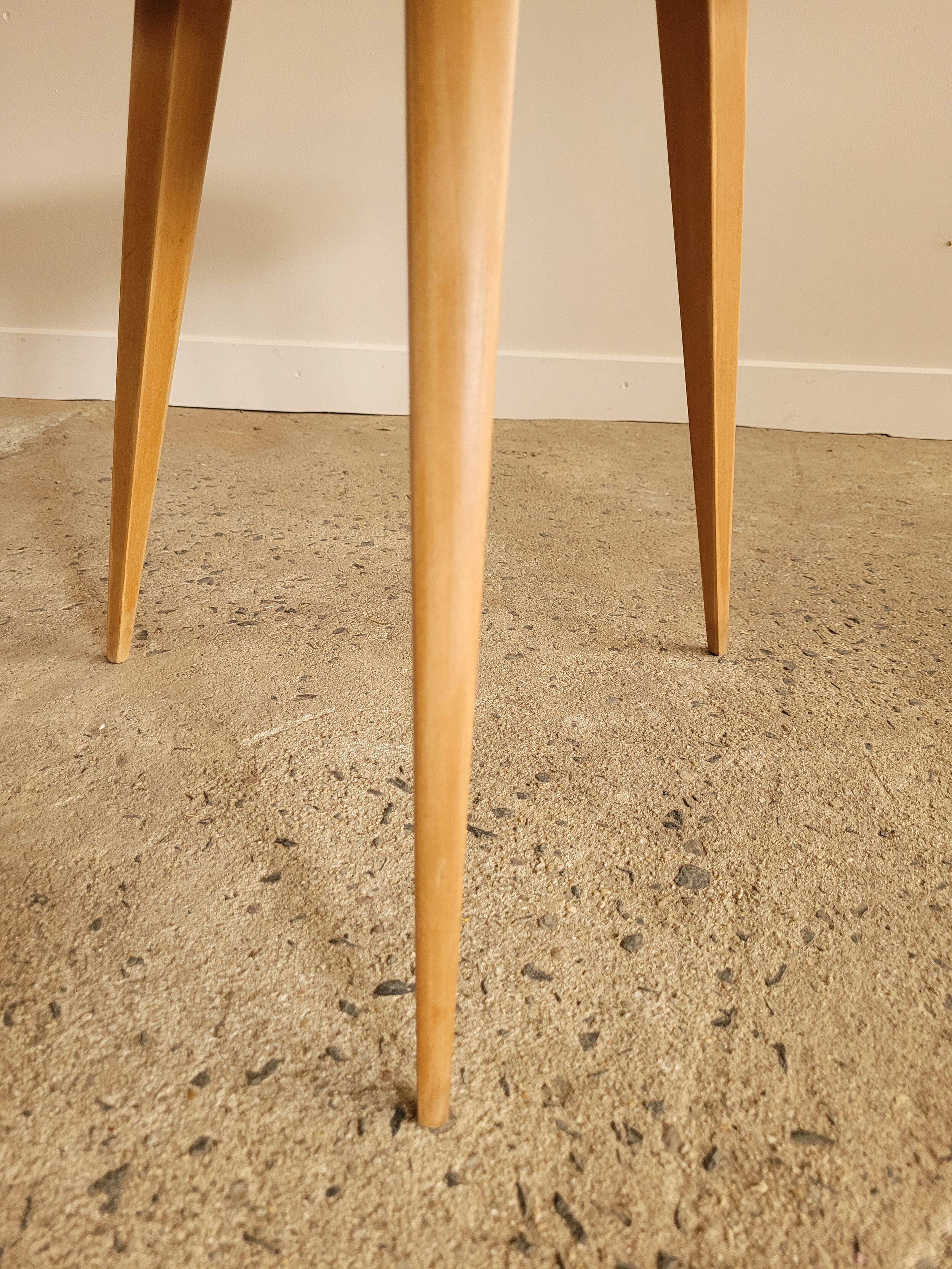 Vintage tripod coffee table