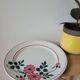 Large presentation plate Primerose Céranord Saint Amand