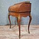cylinder desk in Louis XV style, elegant and very decorative.