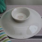 Coupe sur pied en porcelaine