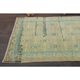 Vintage Turkish Oushak Handmade Wool Cotton Orange Runner Rug 108x294