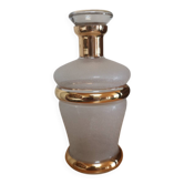 Carafe à liqueur art déco verre givré