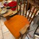 Fauteuil en bois Guillerme et Chambron 1960