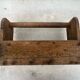 Old wooden basket