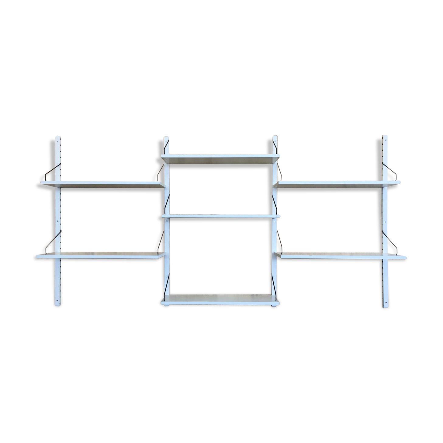 White Wall shelves system by Poul Cadovius Royal System for