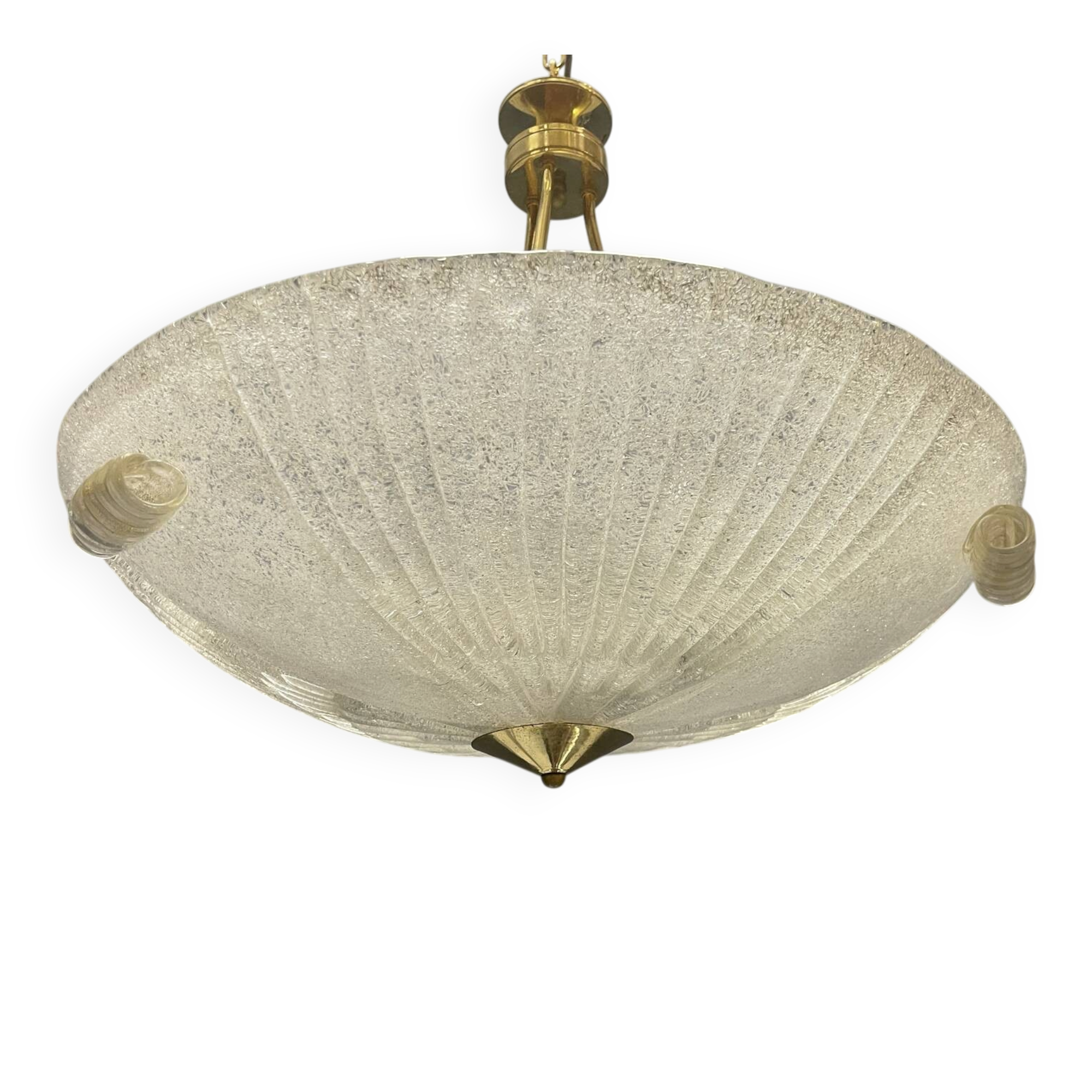 Large Murano Glass Pendant Light, Italy, 1970s
