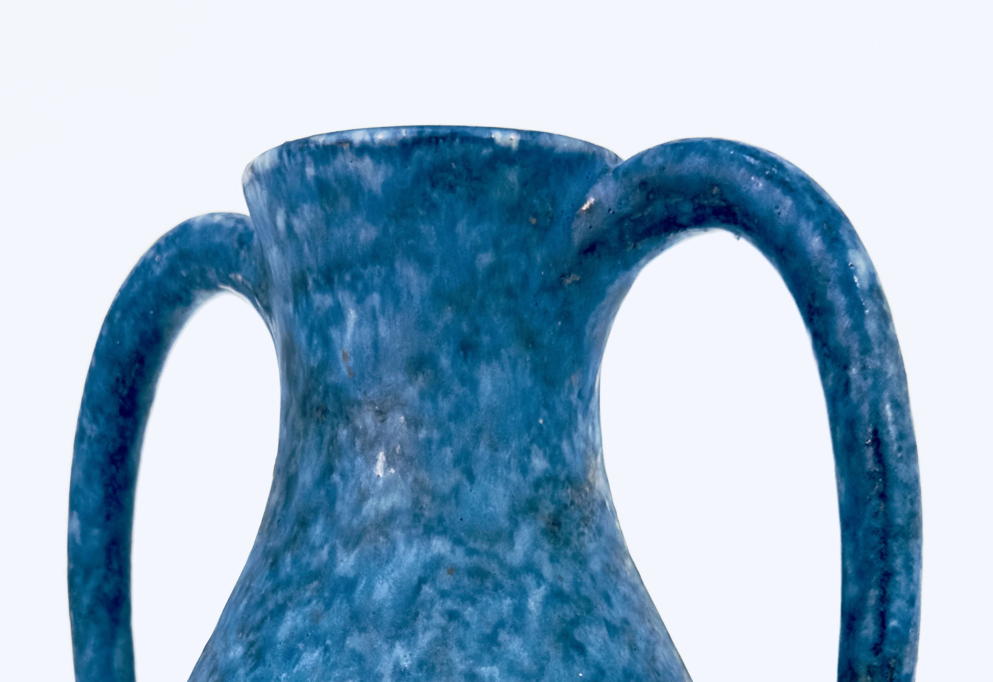 Studio ceramic art amphora vase by Werner Lehr, from Keitum Sylt, Germany, 1960s