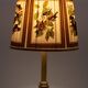 Stunning Tall chunky Bronze Corinthian Column Table Lamp with Bird Shade