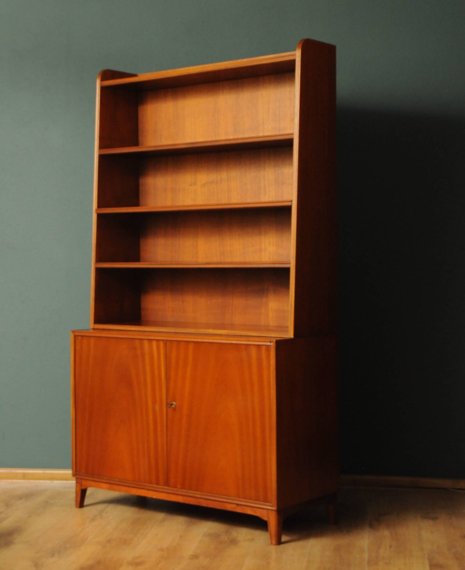 Bookcase/secretary with chair, 1960s set