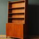 Bookcase/secretary with chair, 1960s set