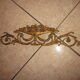 Fronton ancien en bronze