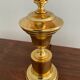 Vintage brass spike lamp from the 70s