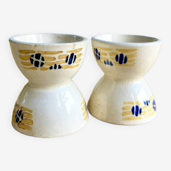 2 iron earth egg cups