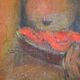 Ancient painting – Two female figures France (attributed), circa 1905–1925