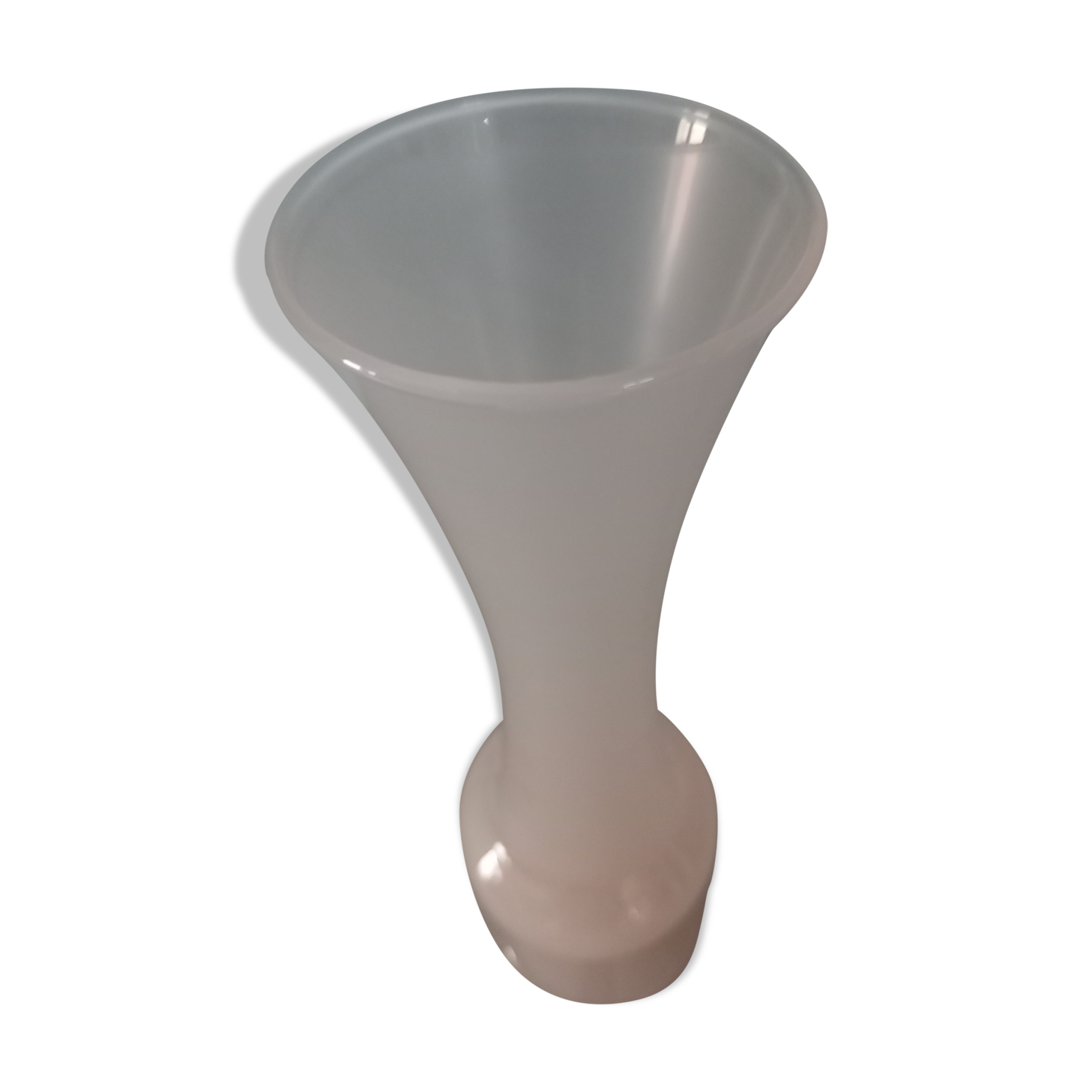 Pale pink opaline vase