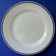 Suite of twelve (12) hotel-grade porcelain table plates