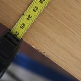 Vintage wooden bedside table