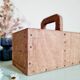 Antique wooden tool box