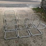 Set of six chairs gastone rinaldi
