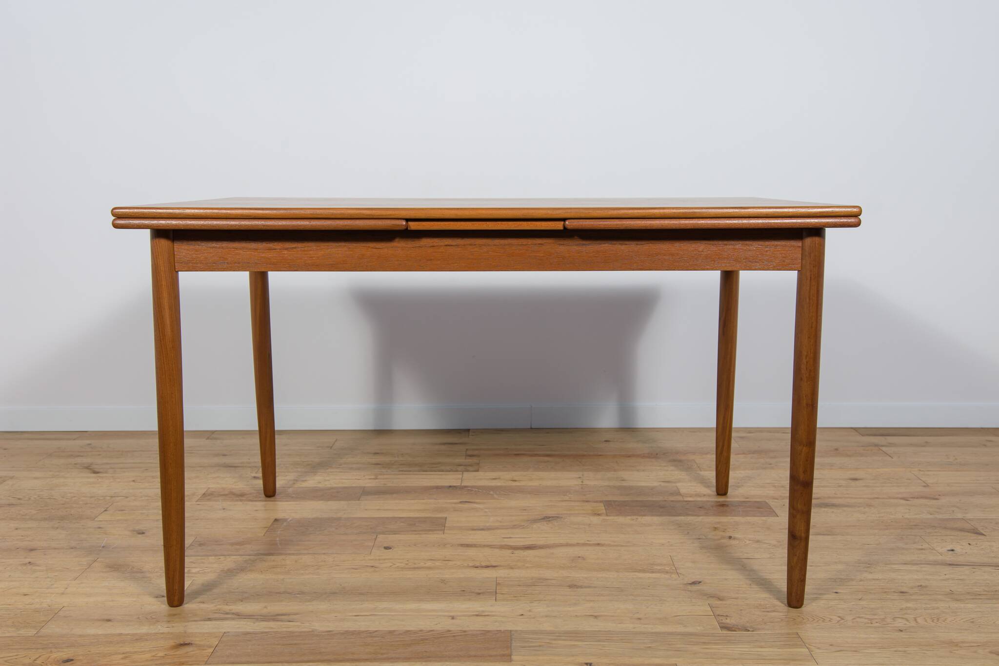 Mid Century Teak Extendable Dining Table, Denmark, 1960s