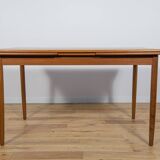 Mid Century Teak Extendable Dining Table, Denmark, 1960s