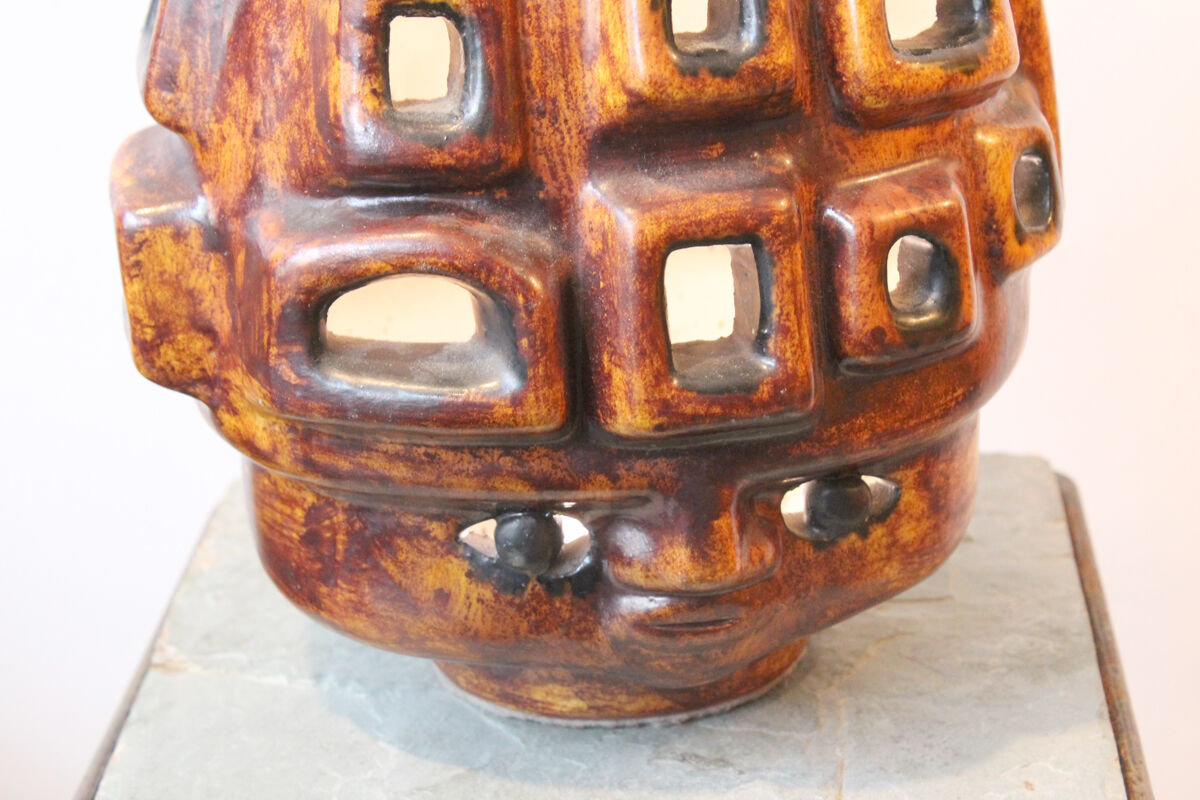 Architectural ceramic lamp