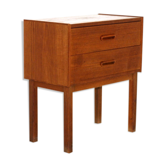 Commode scandinave en teck et en hêtre, Suède, 1960