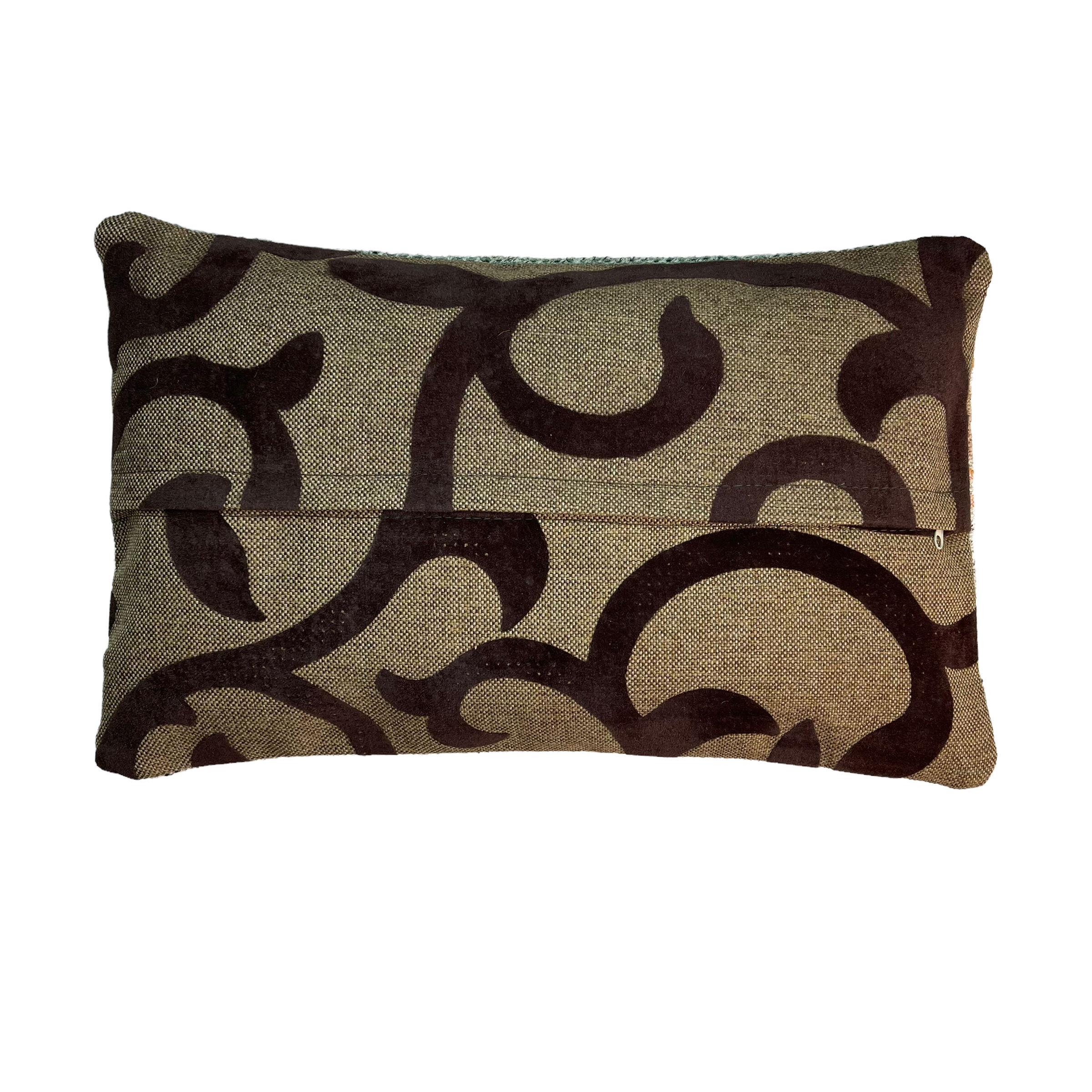 Vintage turkish handmade cushion cover , 30 x 50 cm