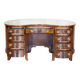 Victorian desk with leather top, restored.