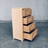 Vintage Rattan High Chest of Drawers, 1980s