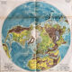 Physical map — Northern Hemisphere | Polar projection