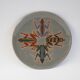 Assiette en céramique de Nzouala Fidele, Ecole des arts, Brazzaville Congo années 1960