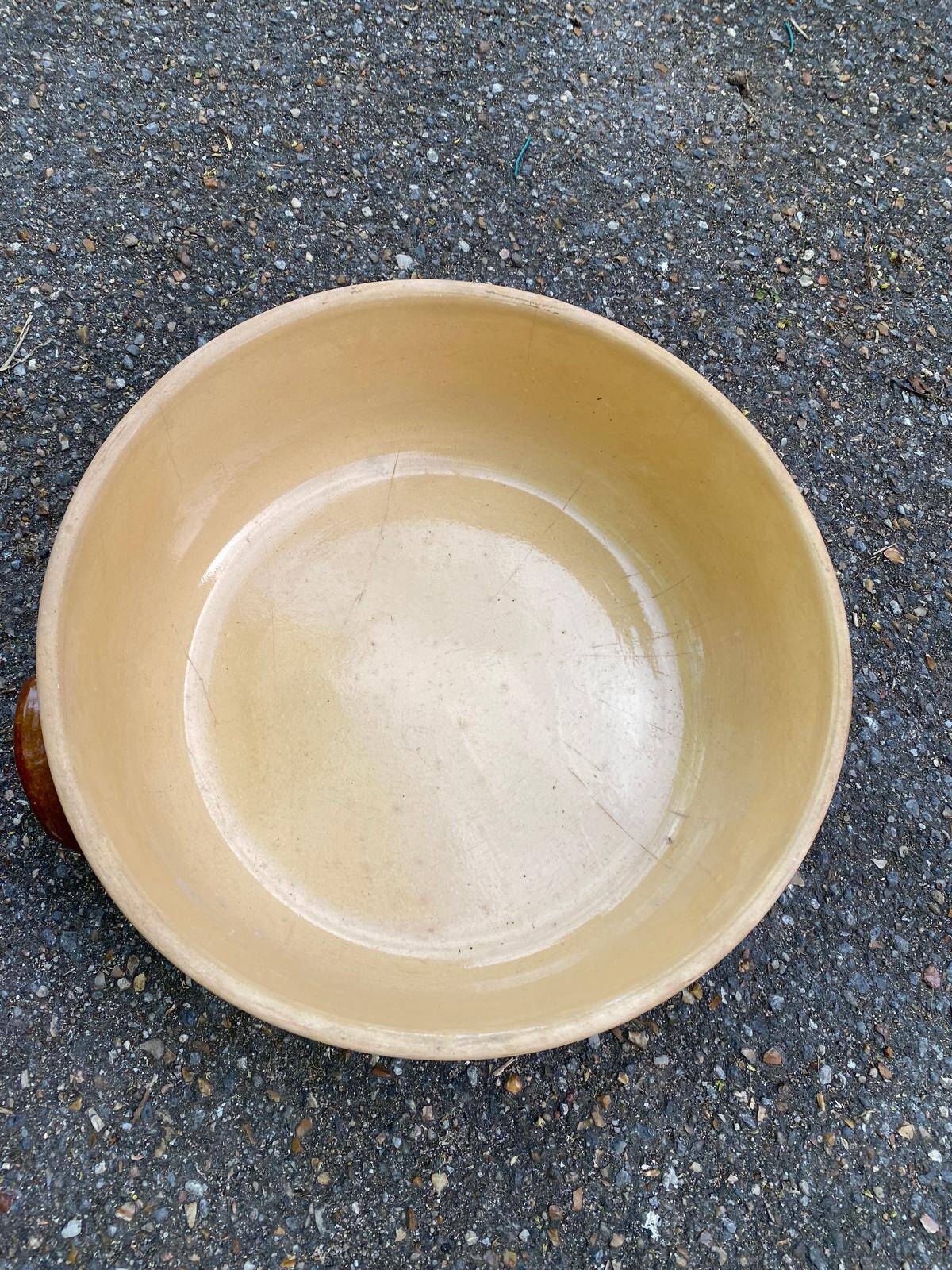 Saladier en grès 3litres courtes manches