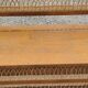 Vintage chest bench from the 50s in oak and rattan