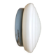 Art Deco White Glass Round Ceiling or Wall lamp