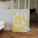 Yellow patterned table