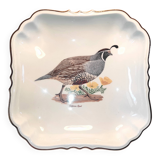Square Gien earthenware plate