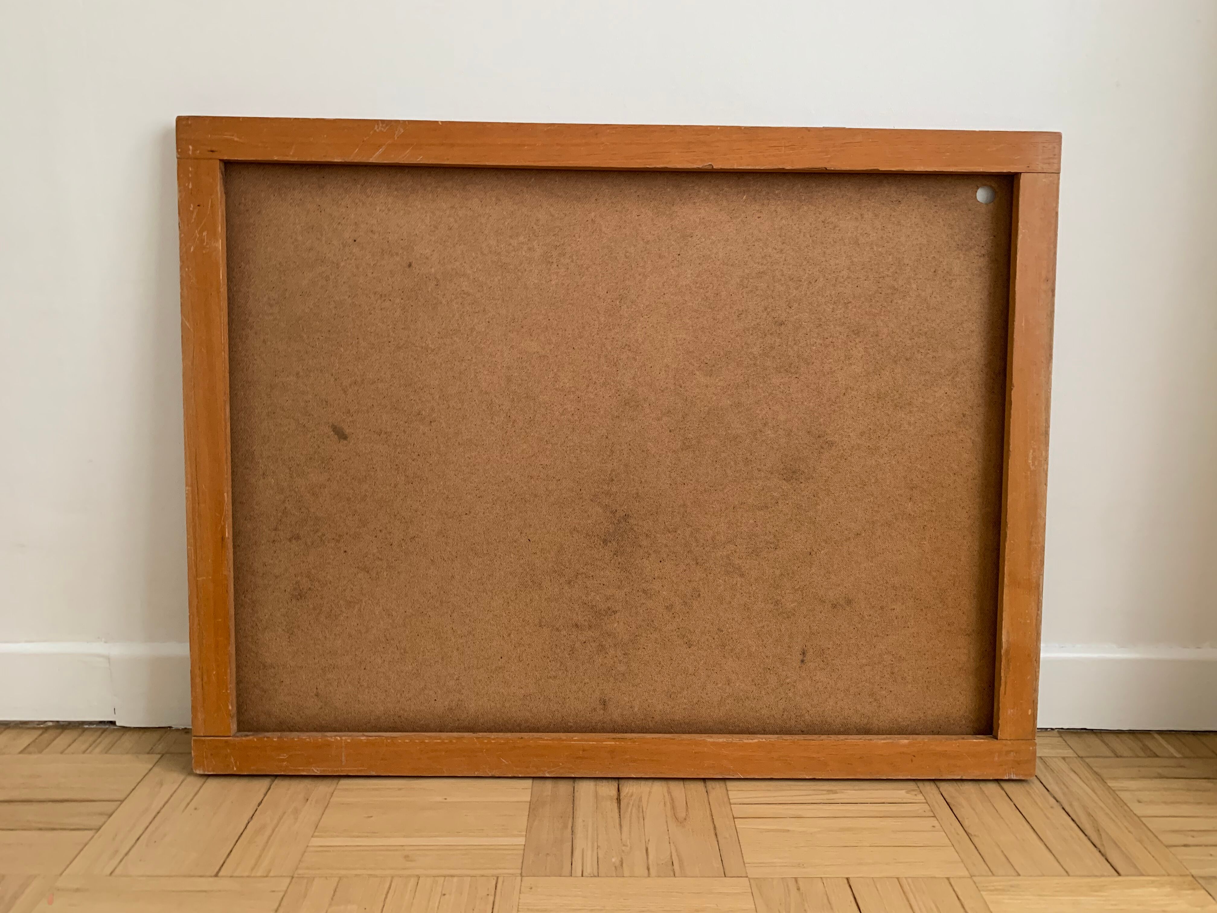 Pedagogical school poster frame