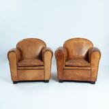 Pair of Bart van Bekhoven club lounge chairs, The Netherlands 1990s