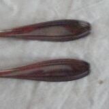 Couverts d'enfant en métal argenté avec écrin