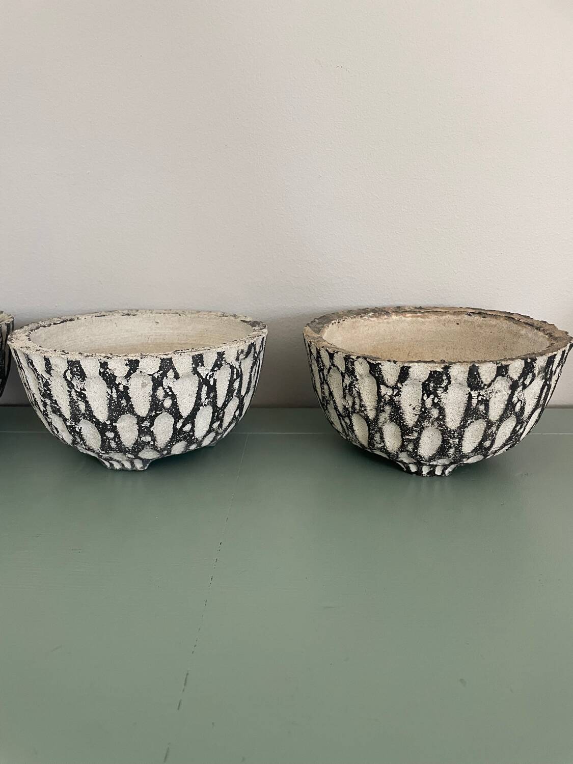 Set of plant pots, designer planter 1960