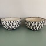 Set of plant pots, designer planter 1960